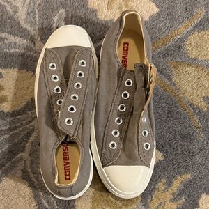 Converse Charcoal Slip-On Sneakers